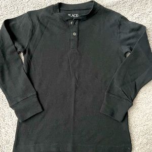 The Children’s Place Boys Black Henley